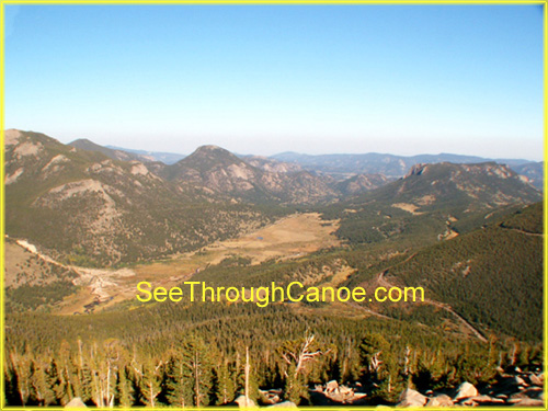 picture of the continental divide in RMNP