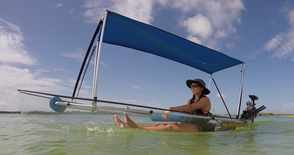 Clear Kayak/Canoe Hybrid from See Through Canoe (Since 2007)