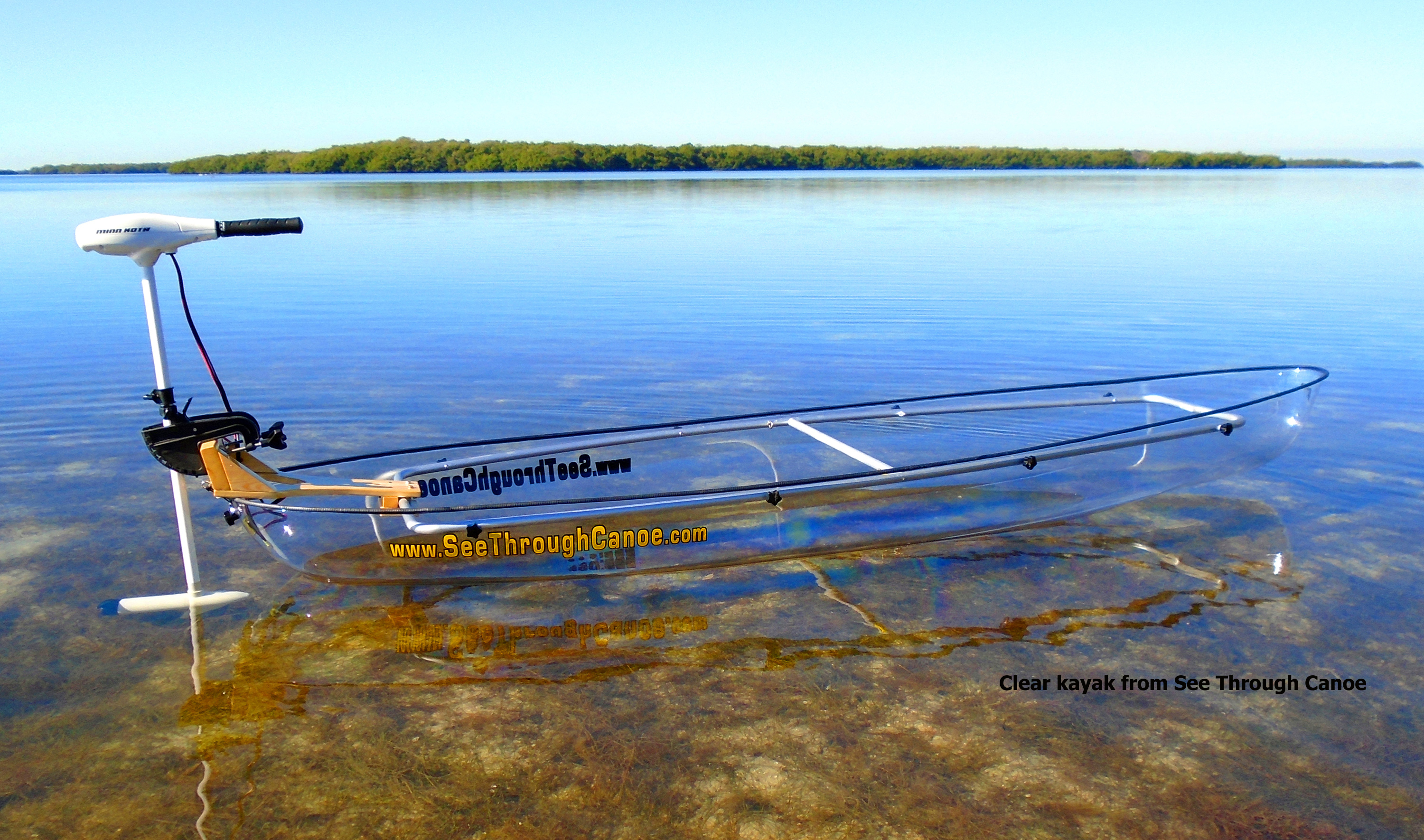 Clear Canoe / Stand Up Kayak, 2 Person: See Through Canoe